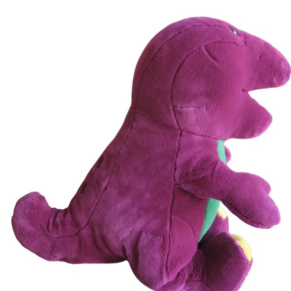 Vintage 90s Barney Plush Purple Dinosaur Stuffed Toy 18" - Picture 2 of 6